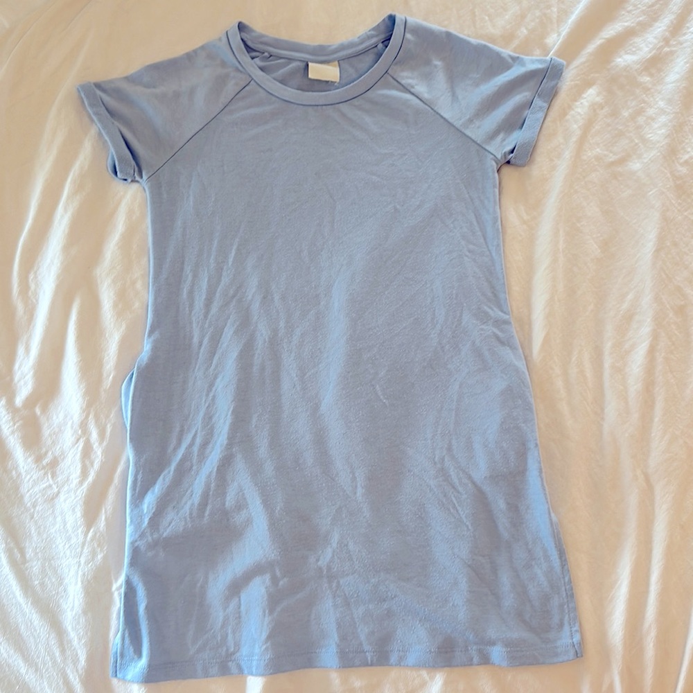 Baby blue beach dress